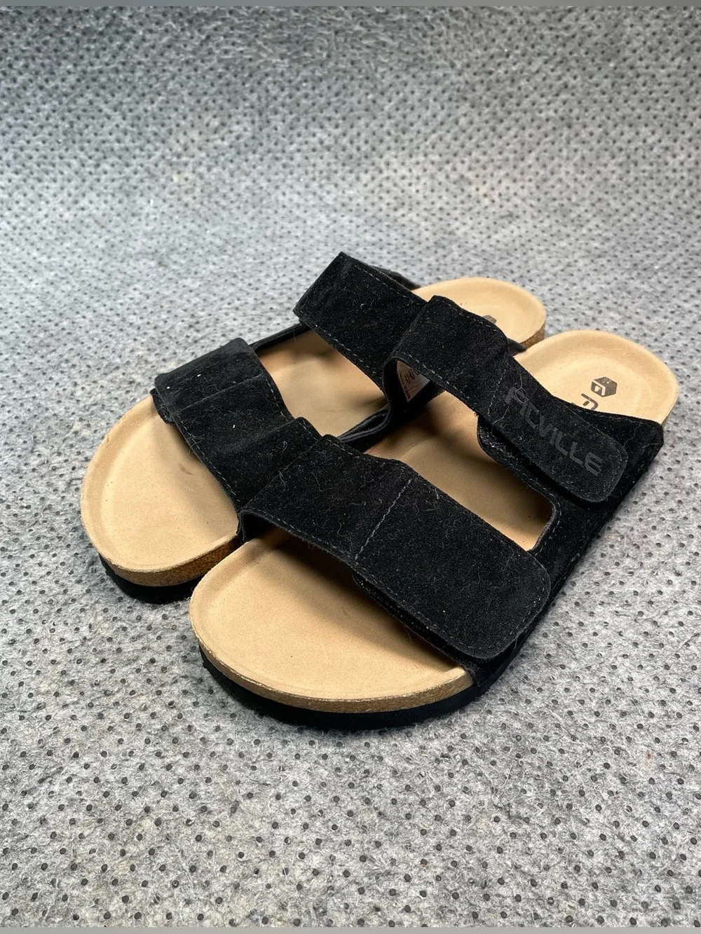 Fitville Black Strap Sandals Size 6 Women’s